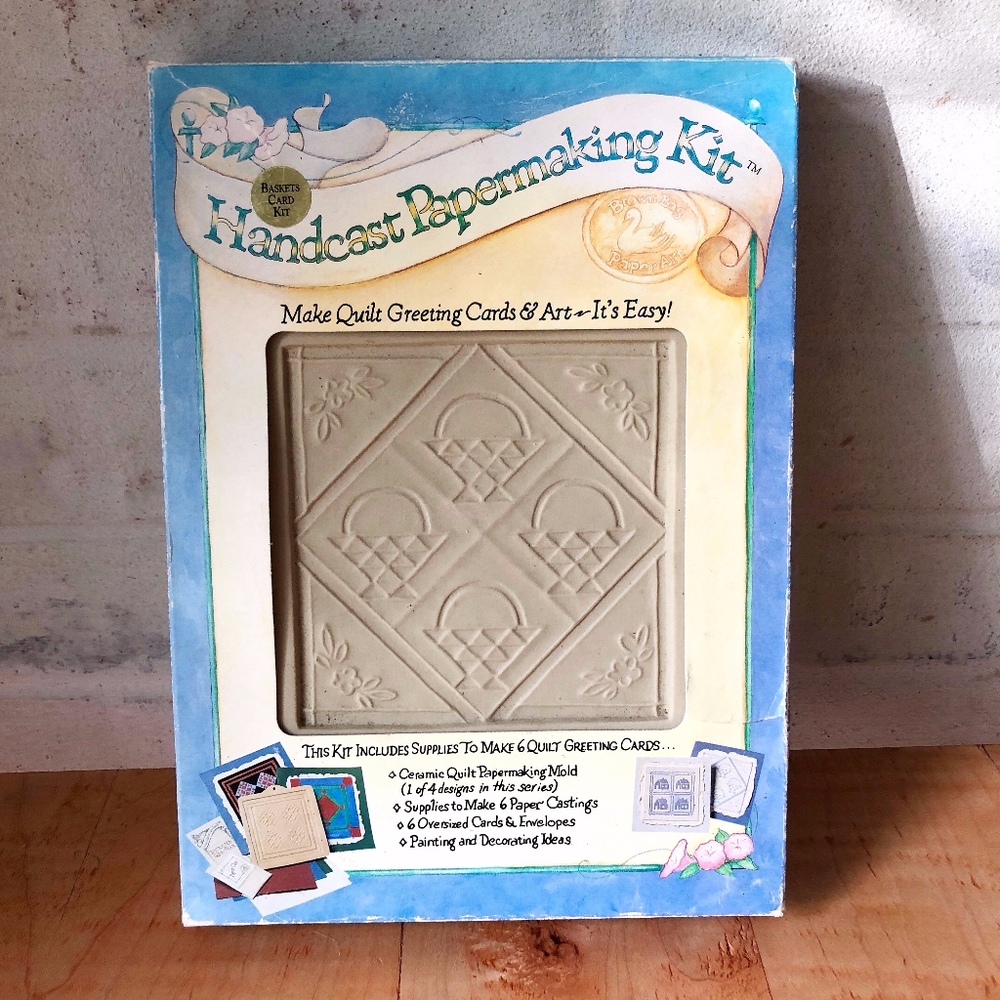 Vintage Handcast Papermaking Kit